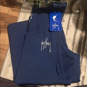 Guy Harvey Navy Tank Top
